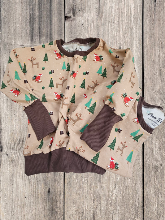 Fleece Christmas Long Sleeve