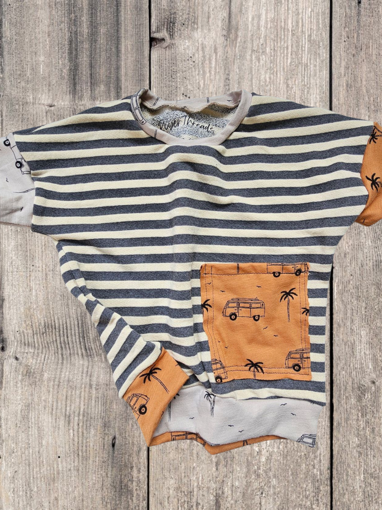 Striped Oversized T