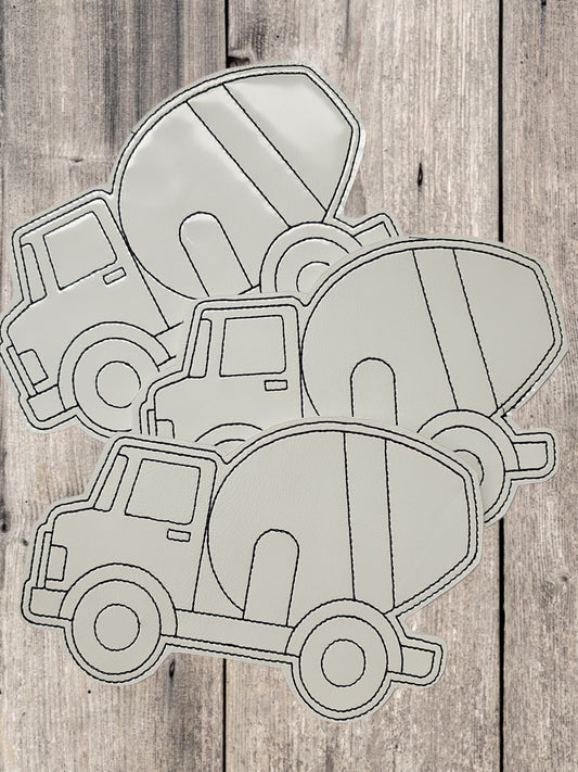 Cement Truck Coloring Page