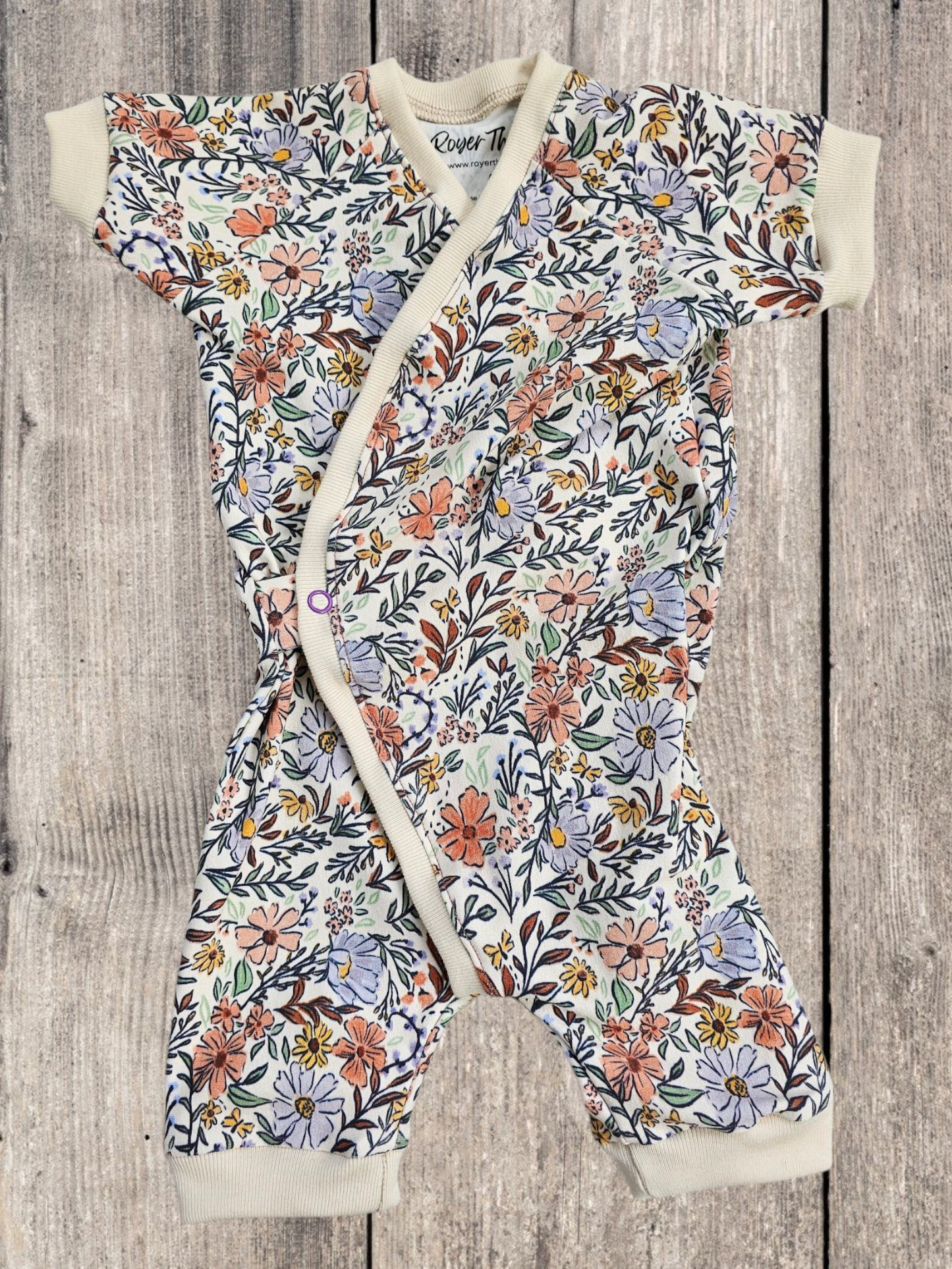 Floral Snap Romper