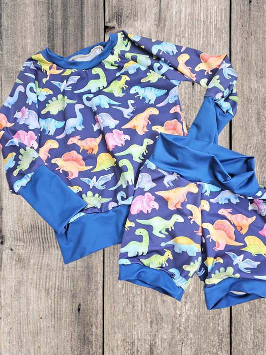 Rainbow Dinosaur Swim Set