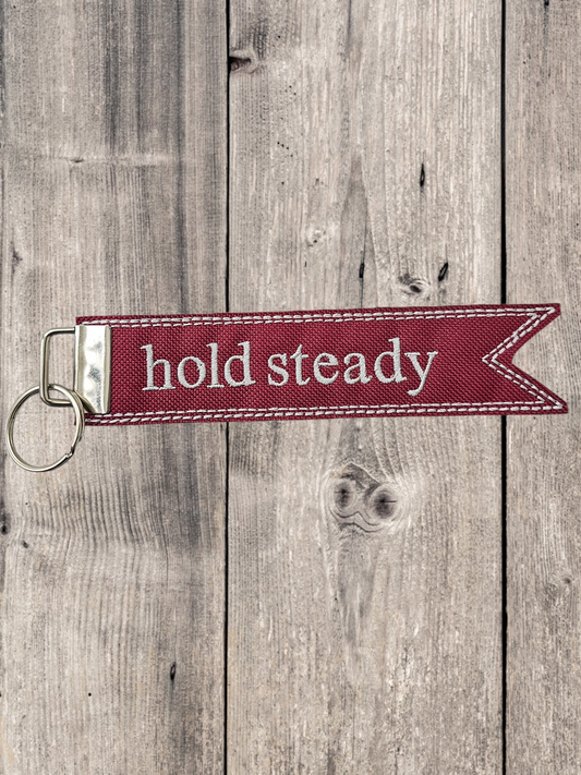 Hold Steady Flag Keyfob