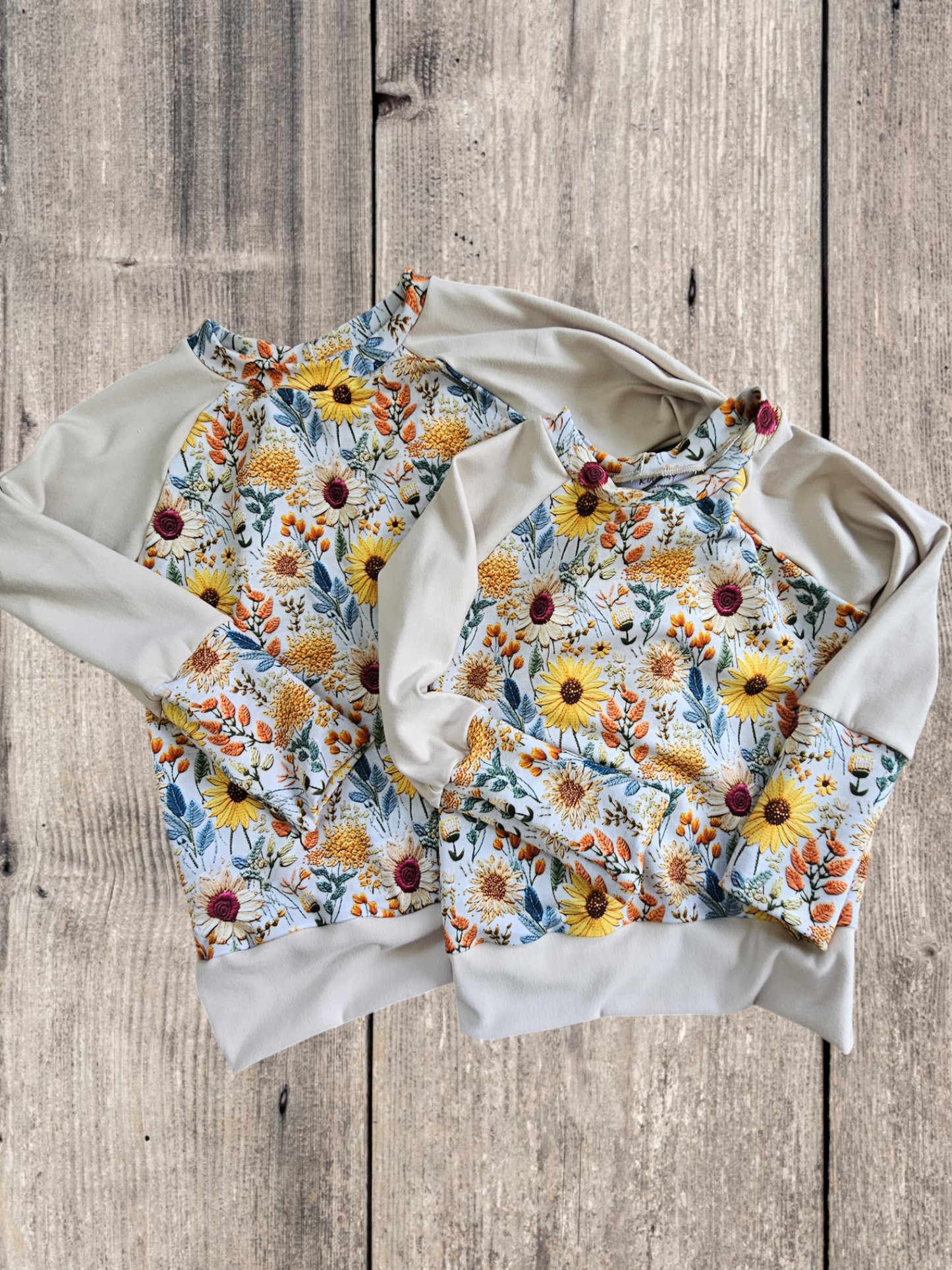 Cozy Sunflower Raglan