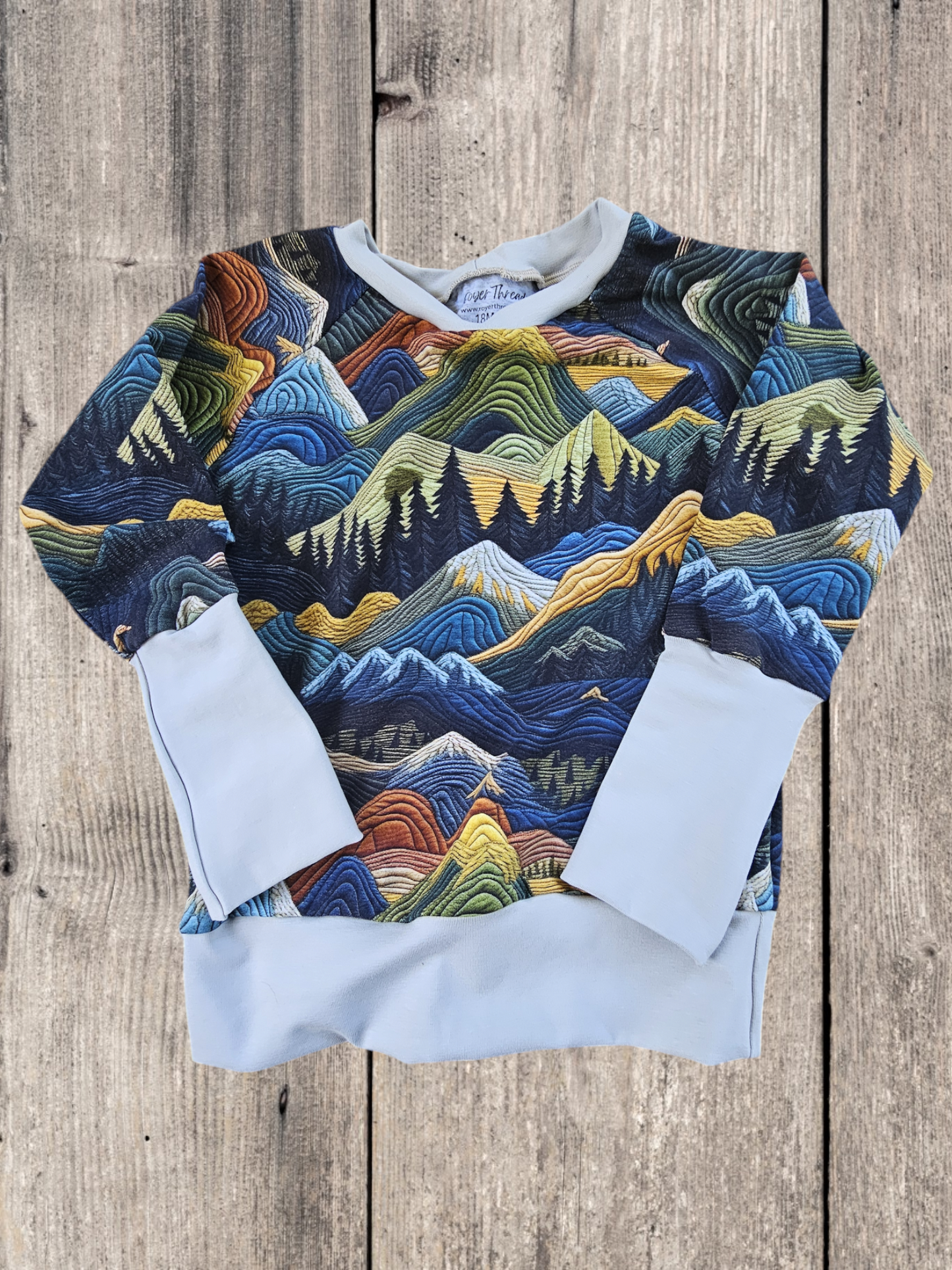 Raglan Style Long Sleeve