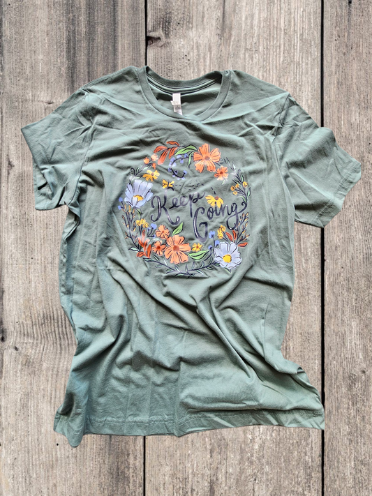 Keep Going Adult Tshirt