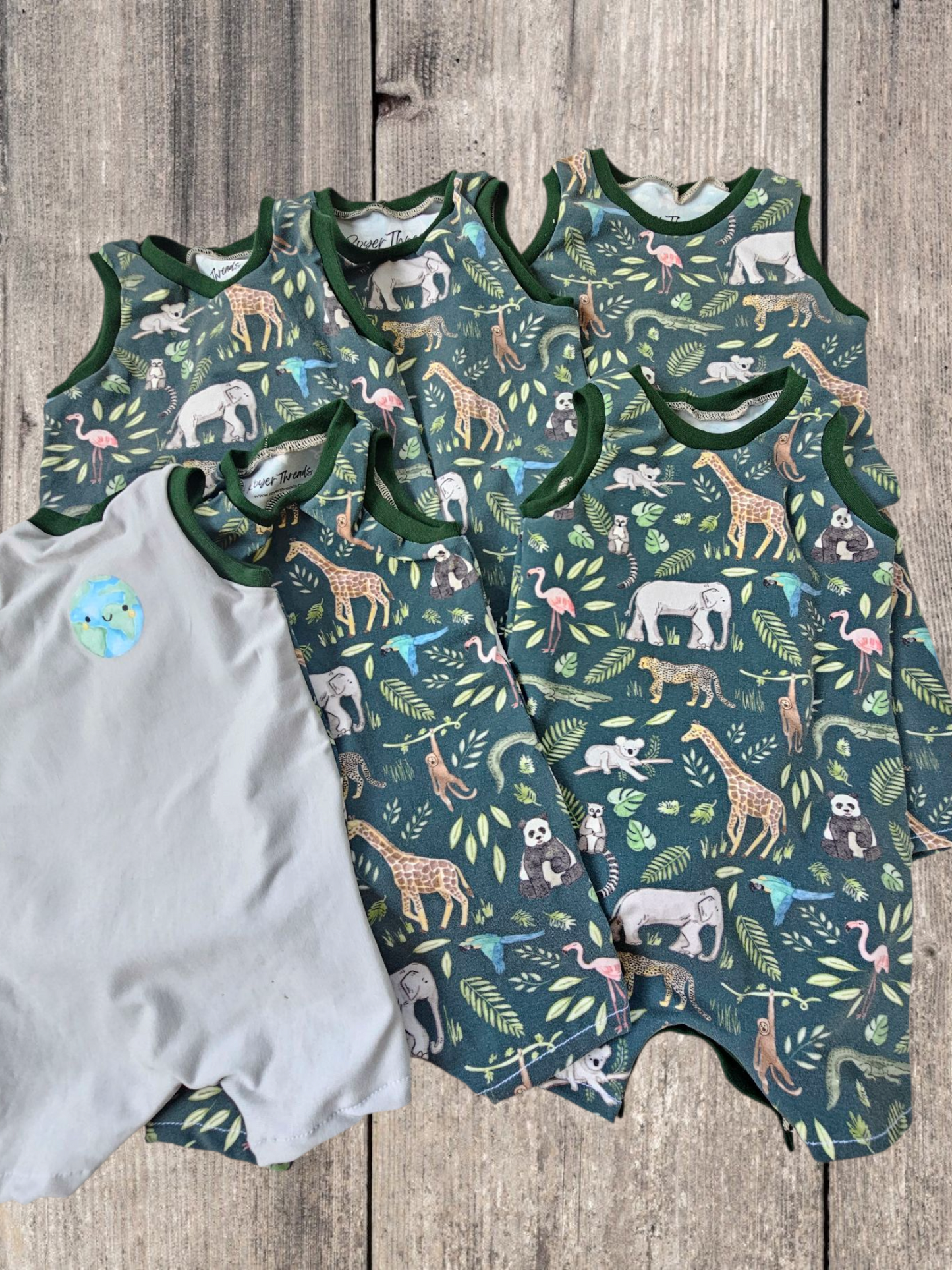 Off to the Zoo Tank Romper