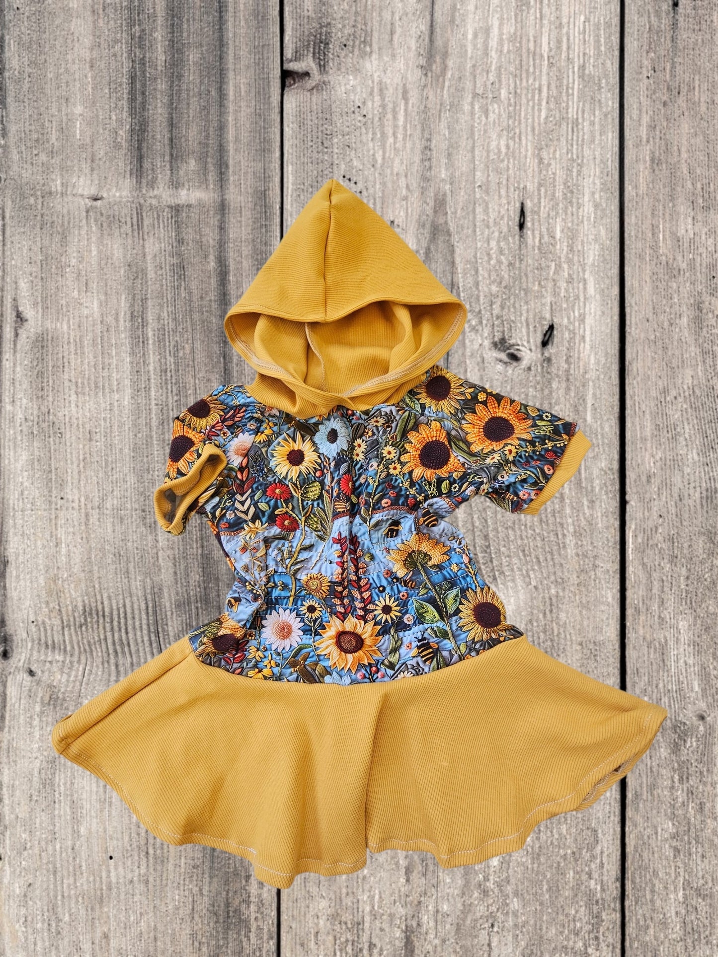 Hooded Sunflower Tunic