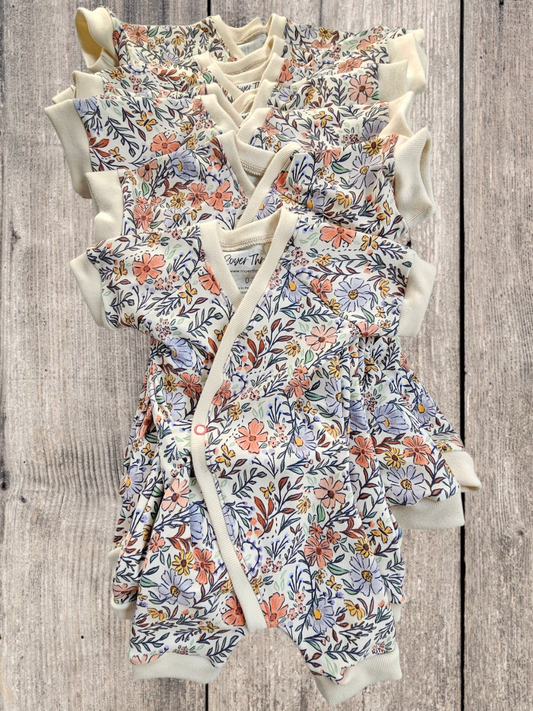Floral Snap Romper