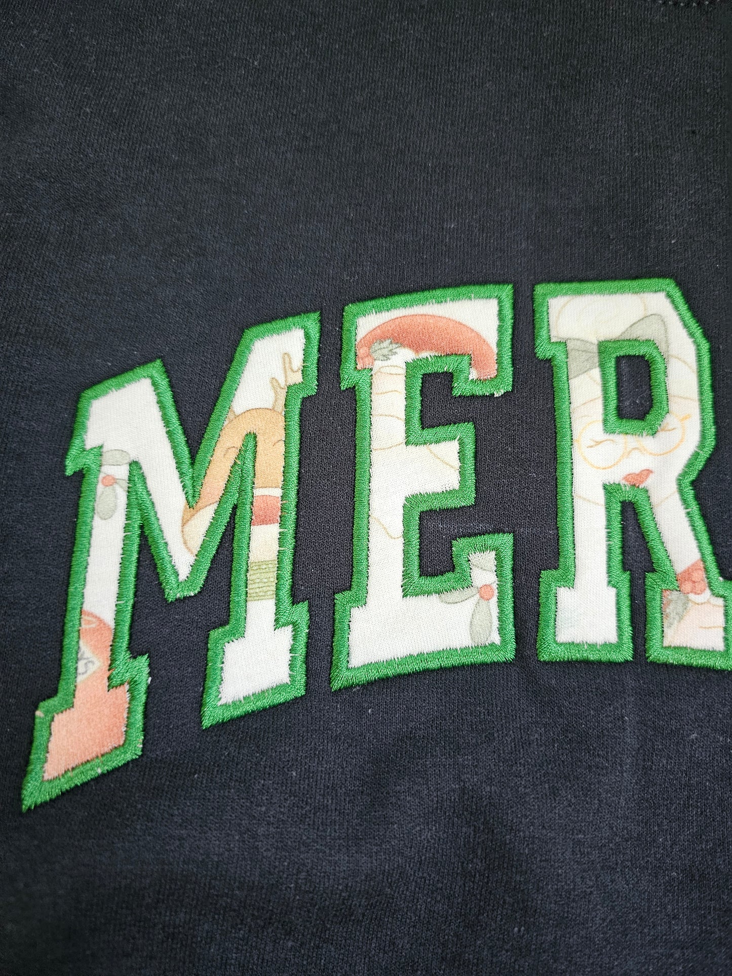 Merry Embroidery Crewneck