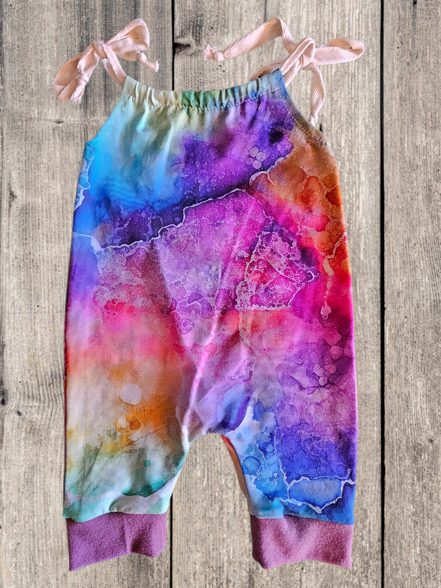 0-3m Summer Tie Romper