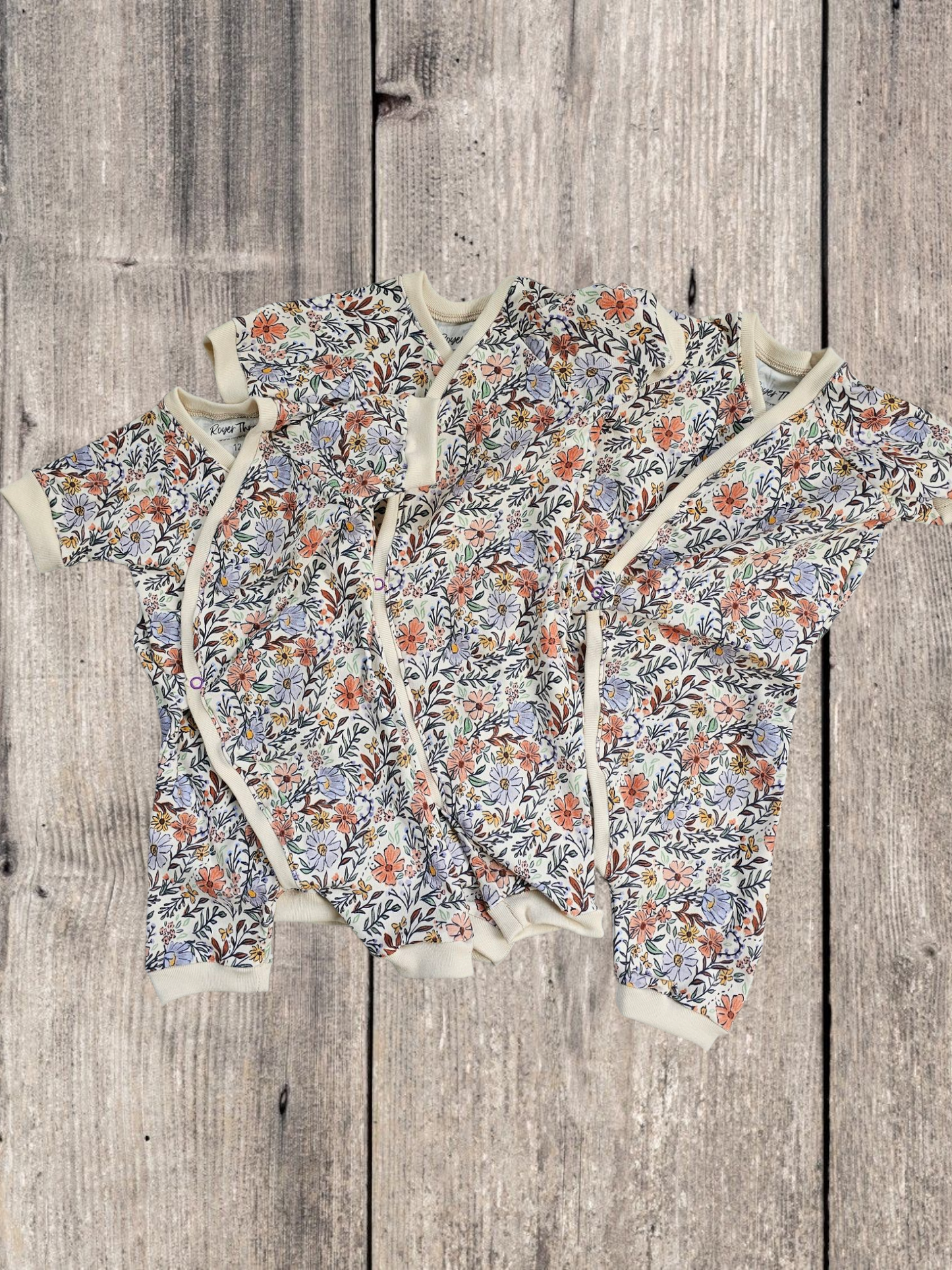 Floral Snap Romper