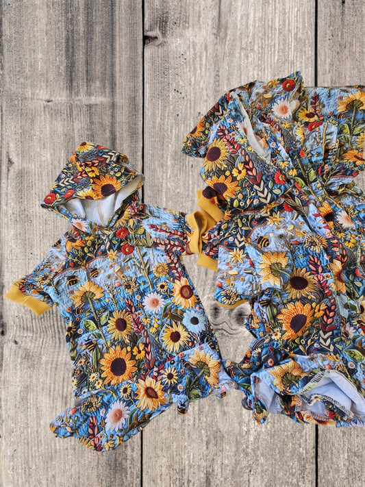 Hooded Sunflower Tunic