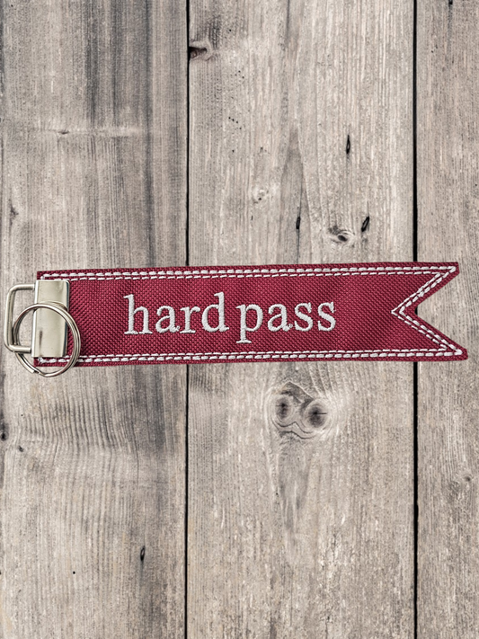 Hard Pass Flag Keyfob