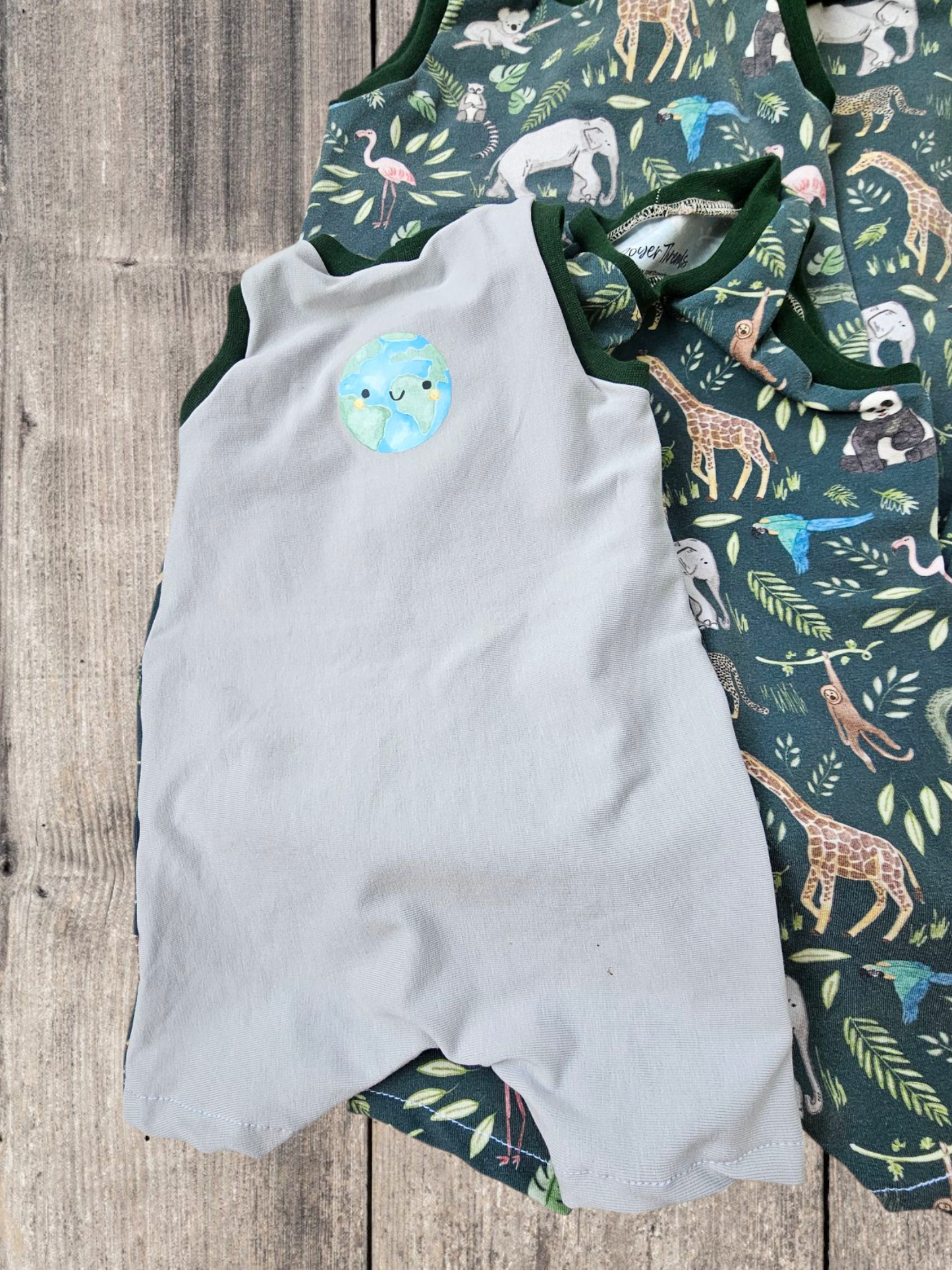 Off to the Zoo Tank Romper
