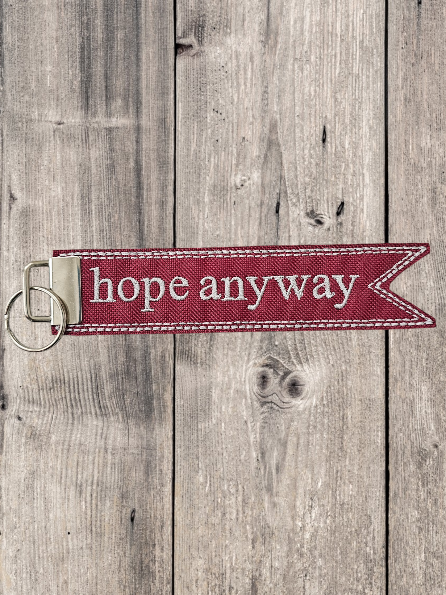 Hope Anyway Flag Keyfob