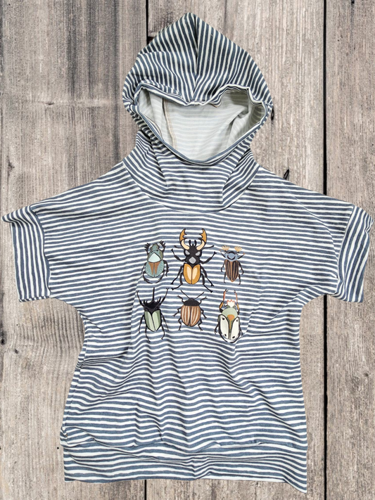 Striped Bug Oversized T