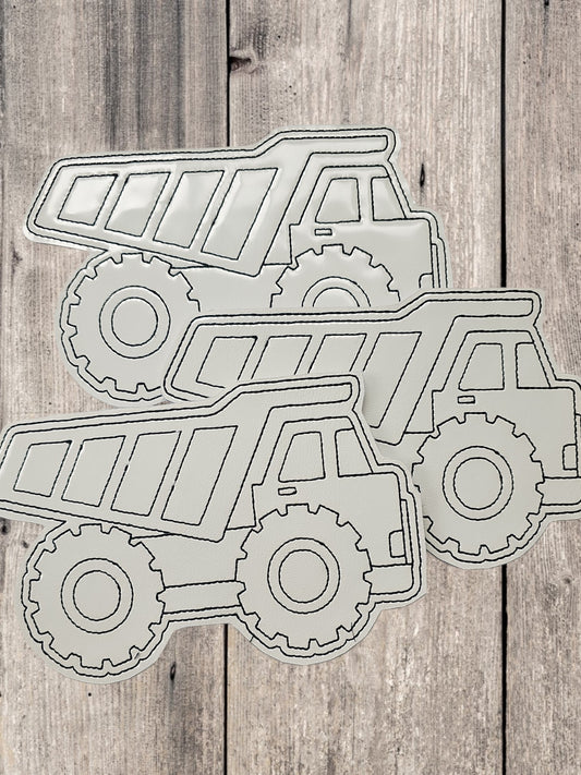 Dump Truck Coloring Page
