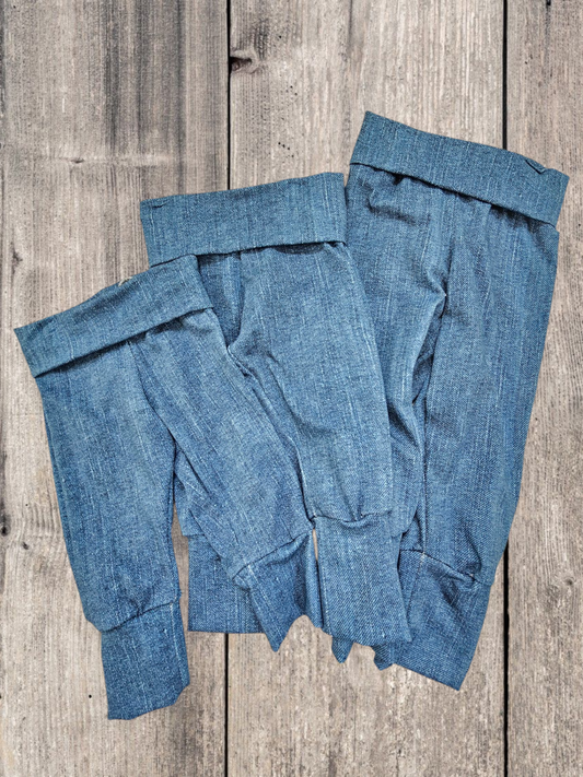 Faux Denim GWM Pants