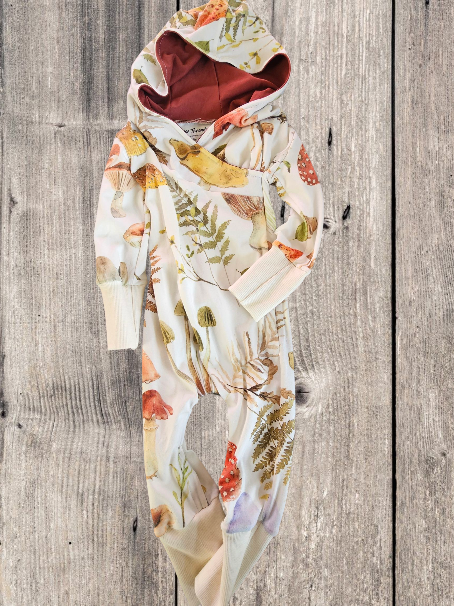 6-18m Hooded Adjustable Romper